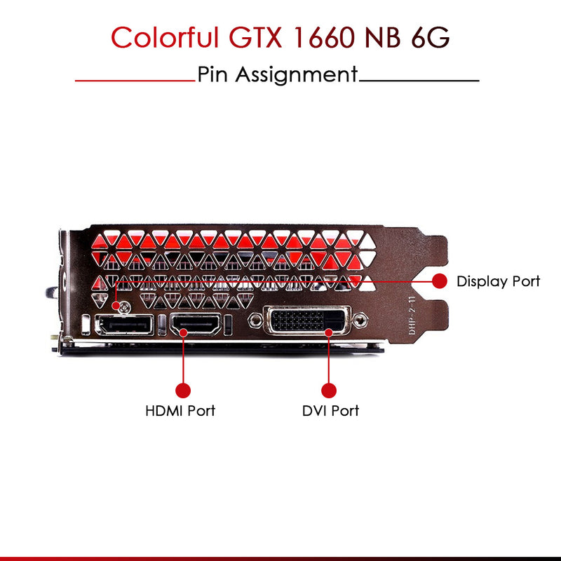 Colorful GeForce GTX 1660 NB 6GB GDDR5 192-bit Gaming Graphics Card