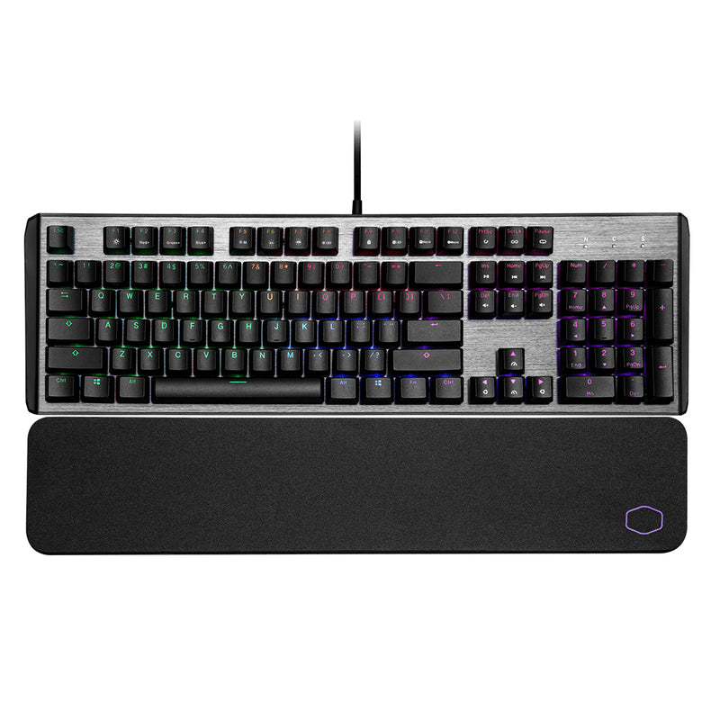 Cooler Master CK550 V2 Mechanical Brown Switch RGB Keyboard with Wrist Rest and On-Board Memory