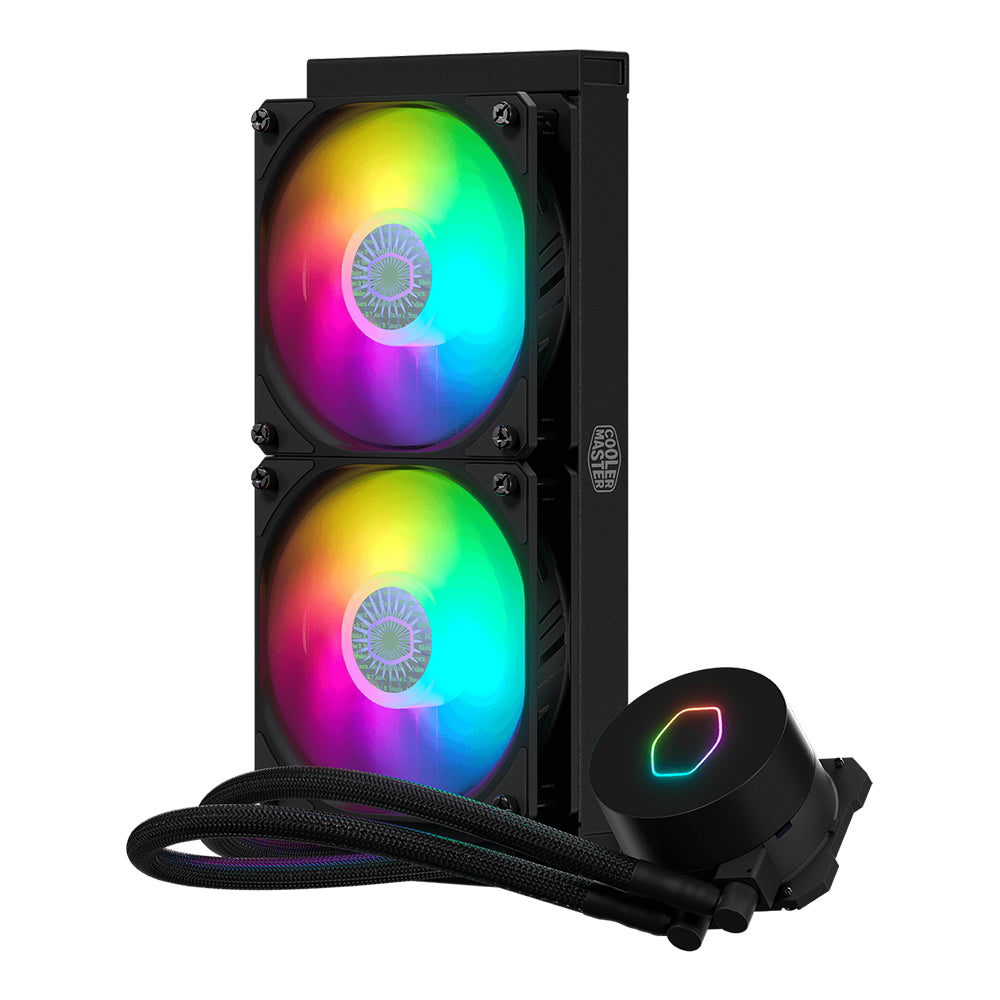 Cooler Master Masterliquid ML240L ARGB V2 CPU Liquid Cooler with Dual 120mm RGB Silent Fan From TPS Technologies