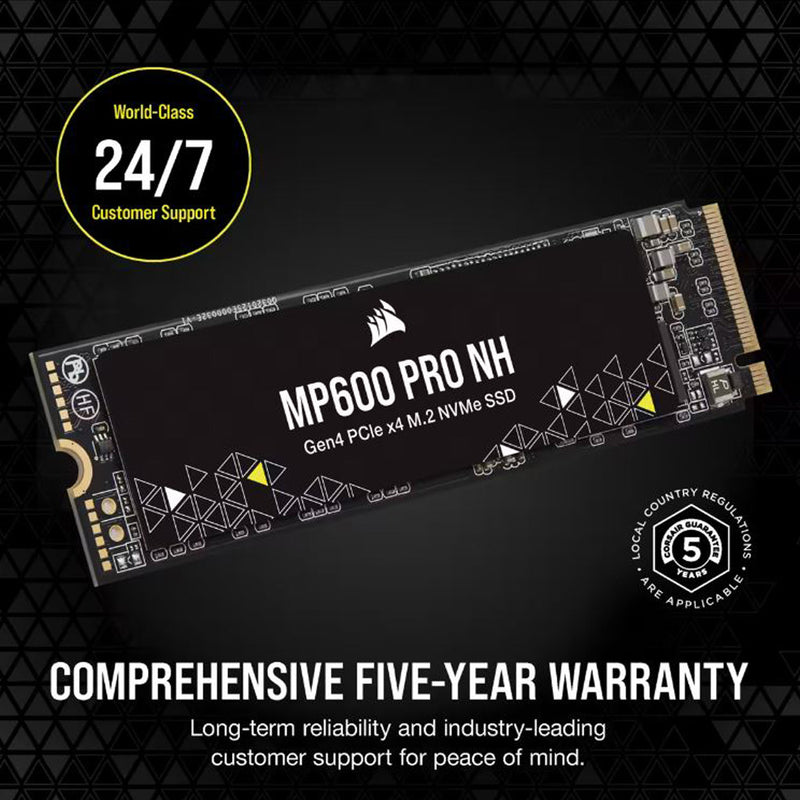 Corsair MP600 PRO NH 1TB M.2 NVMe PCIe 4.0 Internal SSD