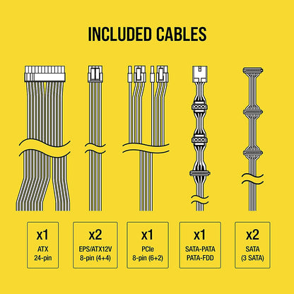 Corsair CV750 750W Non-Modular 80 plus Bronze SMPS Power Supply
