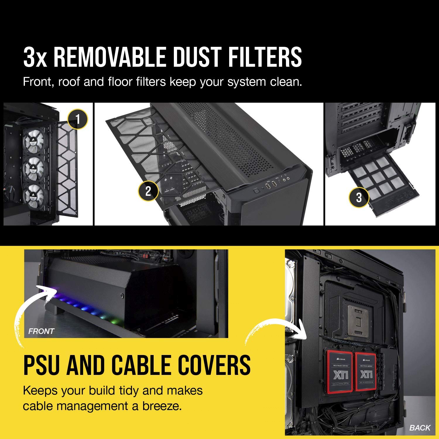 Corsair Obsidian Series 500D RGB SE Premium ATX Mid Tower Cabinet From TPS Technologies