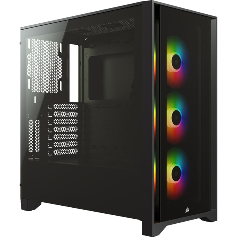 Corsair iCUE 4000X ATX  Mid-Tower RGB Tempered Glass Case From TPS Technologies