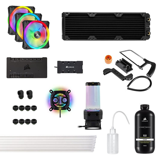 CORSAIR Hydro X Series iCUE XH305i RGB PRO Custom Cooling Kit - Black