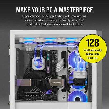 CORSAIR Hydro X Series iCUE XH305i RGB PRO Custom Cooling Kit - White
