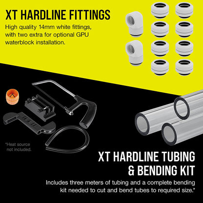 CORSAIR Hydro X Series iCUE XH305i RGB PRO Custom Cooling Kit - White