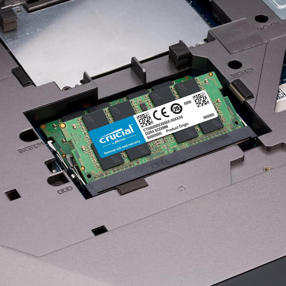 महत्वपूर्ण 32GB DDR4 RAM 3200MHz CL22 लैपटॉप मेमोरी