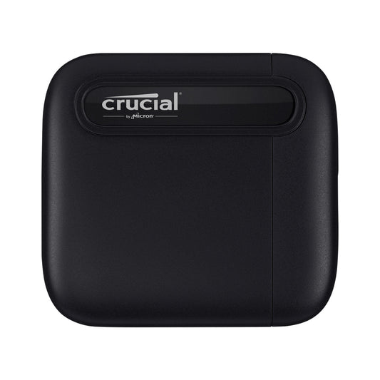 [रीपैक्ड] Crucial X6 500GB पोर्टेबल USB 3.2 Gen 2 टाइप-C एक्सटर्नल SSD