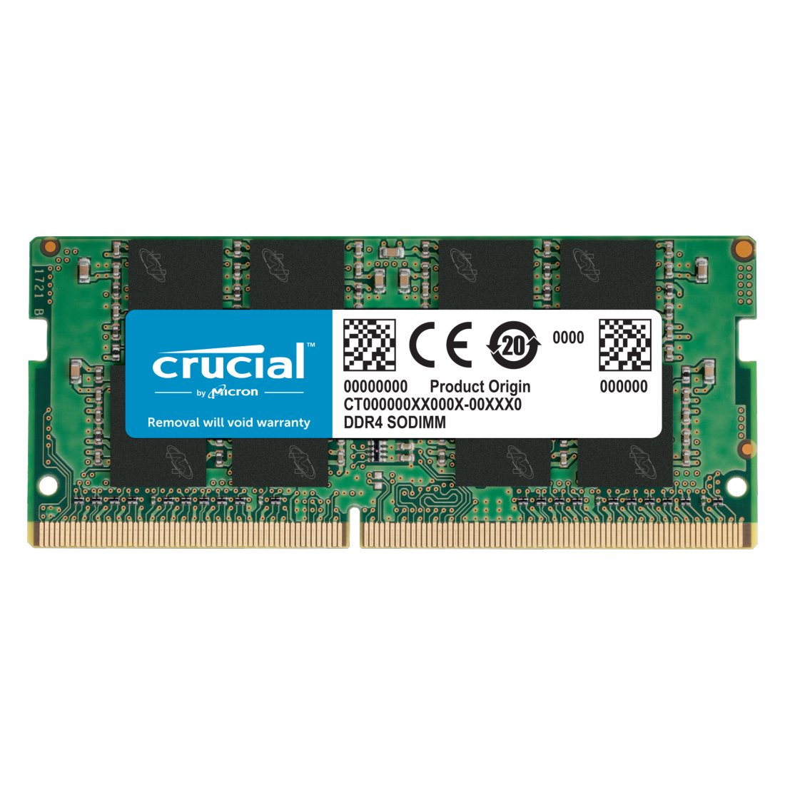 Crucial DDR4 16GB DDR4 RAM 3200MHz CL22 SO-DIMM लैपटॉप मेमोरी