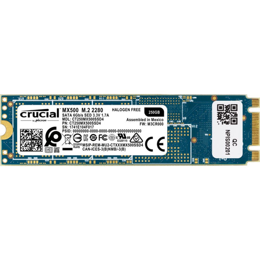 Crucial MX500 250GB 3D NAND M.2 2280 Internal SSD