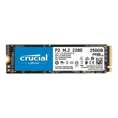 Crucial P2 250GB M.2 2280 PCIe NVMe Internal Solid State Drive