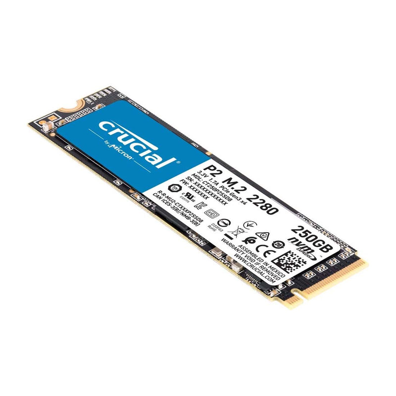 Crucial P2 250GB M.2 2280 PCIe NVMe Internal Solid State Drive