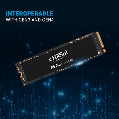 Crucial P5 Plus 500GB NVMe PCIe M.2 2280 Internal Solid State Drive