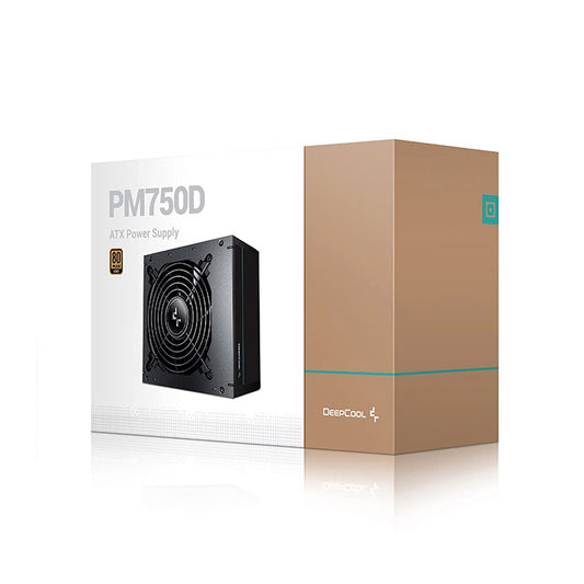DEEPCOOL PM750D 750W Non-Modular 80 Plus Gold SMPS Power Supply