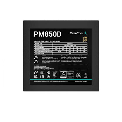 DEEPCOOL PM850D 850W नॉन-मॉड्यूलर 80 प्लस गोल्ड SMPS पावर सप्लाई