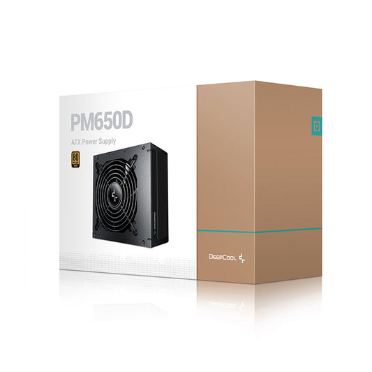 DEEPCOOL PM650D 650W Non-Modular 80 Plus Gold SMPS Power Supply