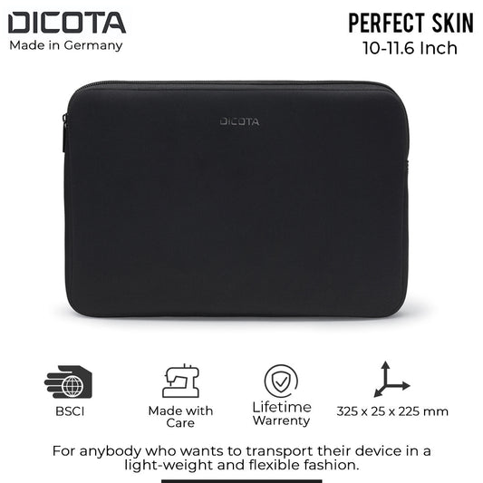 Dicota Perfect Skin Sleeve Black Notebook Case
