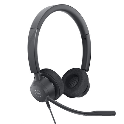 DELL Pro Stereo USB Wired On-Ear Headset with Mic and Audio Controls