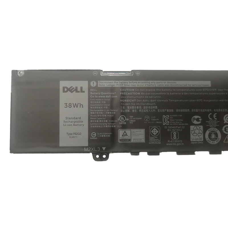 Dell Original 3166mAh 11.4V 38WHr 3 Cell  Laptop Battery for Inspiron 13 7370