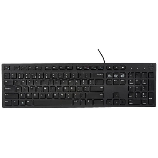 Dell KB216 Full-Size Wired Keyboard with Spill Resistance and 3 Indicator Lights