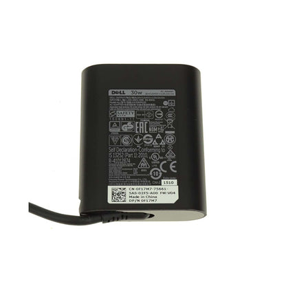 पावर कॉर्ड के साथ स्थान 10 प्रो 5055 के लिए डेल मूल 30W 20V यूएसबी टाइप सी लैपटॉप चार्जर एडाप्टर