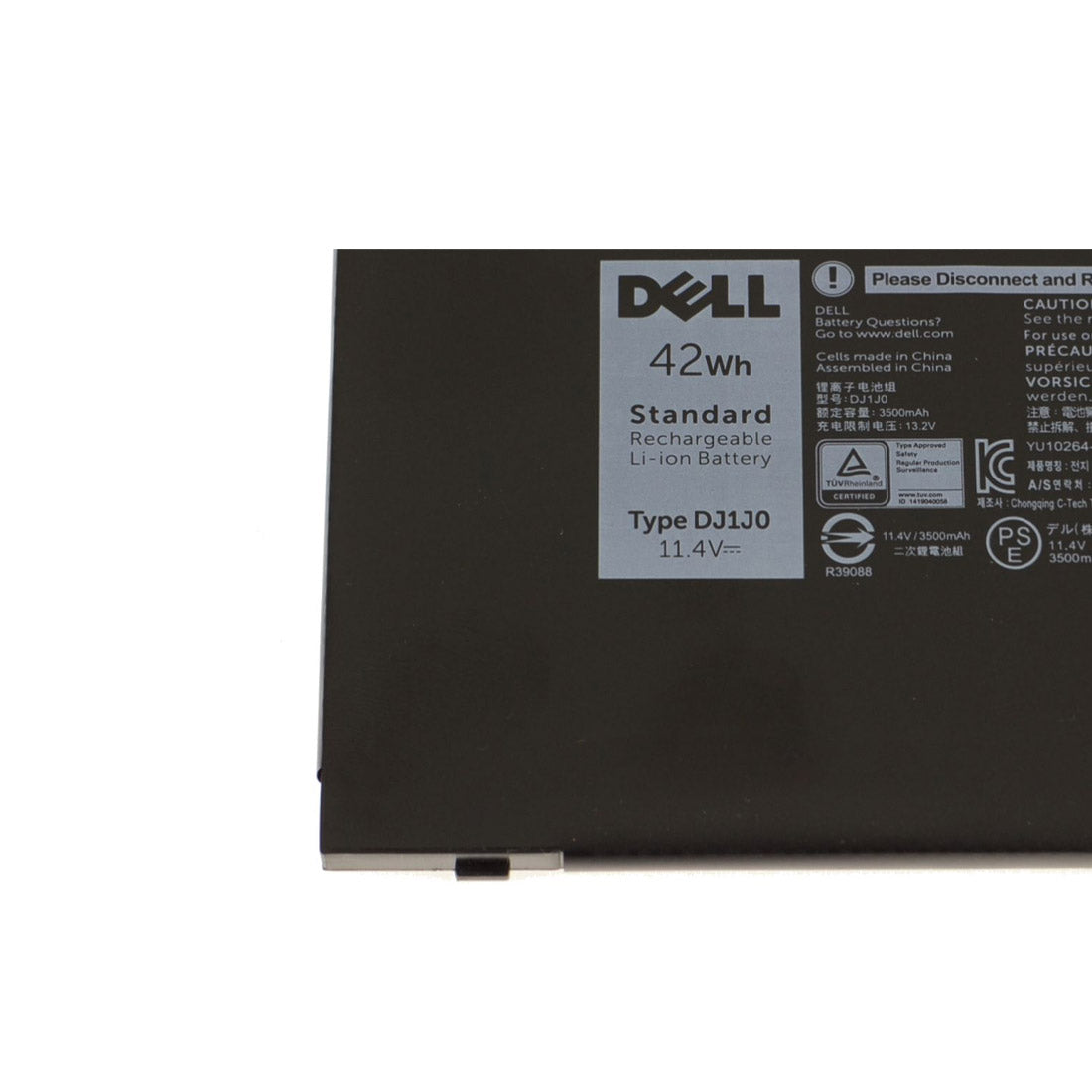Dell ओरिजिनल 3650mAh 11.4V 42WHr 3 सेल लैपटॉप बैटरी अक्षांश 7280 के लिए