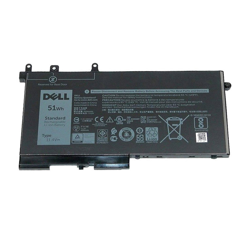Dell Original 4400mAh 7.4V 51WHR 3-Cell Battery for Latitude 5490