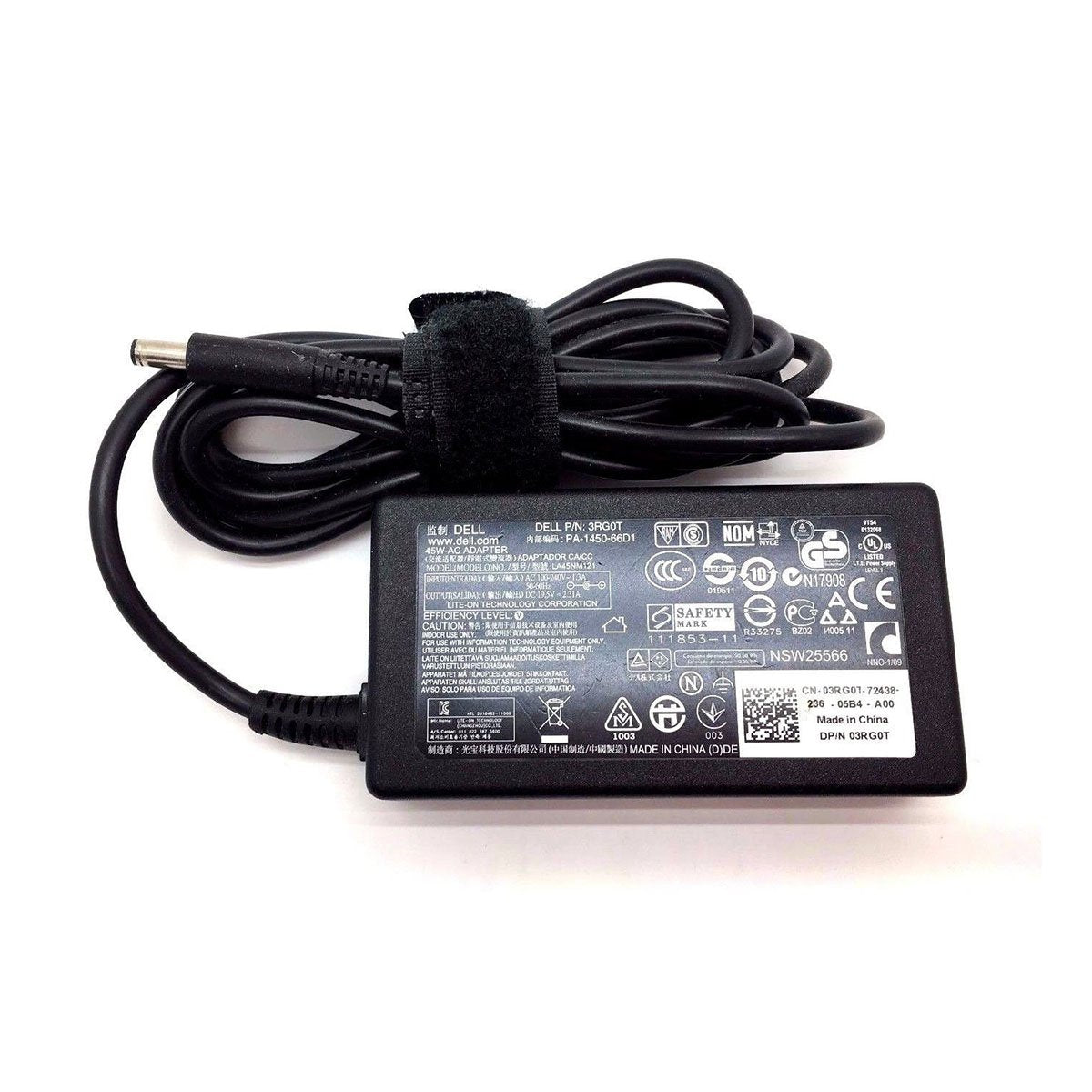 Dell Inspiron 15 7569 Original 45W Laptop Charger Adapter With Power Cord 19.5V 4.5mm Pin