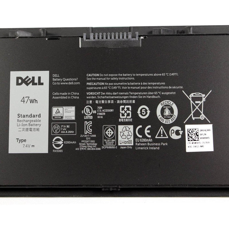 Dell Original 6350mAh 7.4V 47WHR 4-Cell Battery for Latitude E7440 