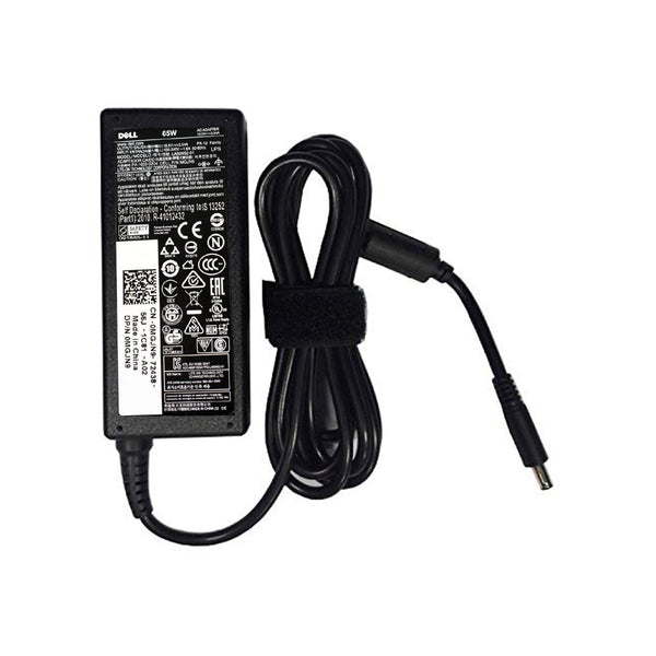 Dell Original 65W 19.5V 4.5mm Pin Laptop Charger Adapter with TPS BIS Certified Power Cable