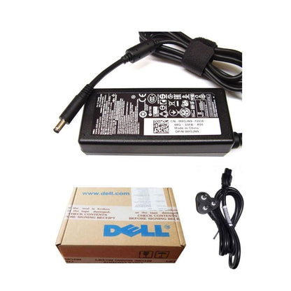 Dell ओरिजिनल 65W 19.5V 4.5mm पिन लैपटॉप चार्जर अडैप्टर Inspiron 11 3164 के लिए पावर कॉर्ड के साथ