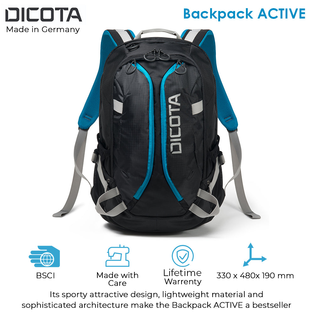 Dicota Active Sporty Notebook for 14-15.6 Inch Laptop Backpack