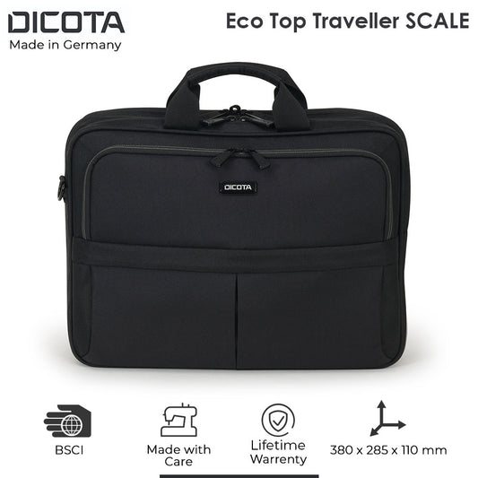 Dicota Eco Top Traveller Scale Bag for 14-15.6 inch Laptops