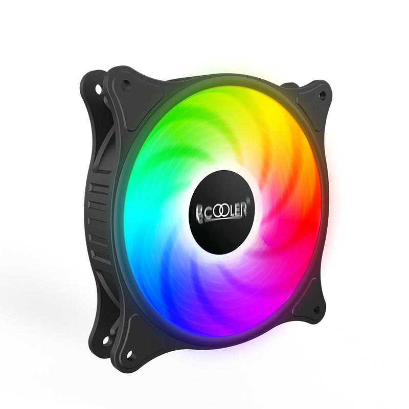 PCCOOLER FX-120-3 Case Fan with Low Noise Level and RGB Lighting