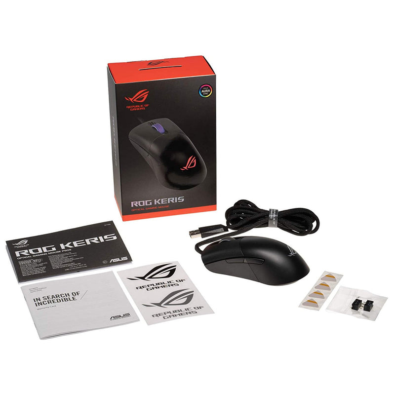 ASUS ROG Keris Wired Optical Gaming Mouse with 16000 DPI 7 Programmable Button and Aura Sync RGB