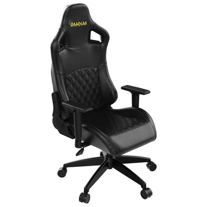 Gamdias Aphrodite EF1 L Gaming Chair with 155° Adjustable Backrest and 2D Armrest - Black