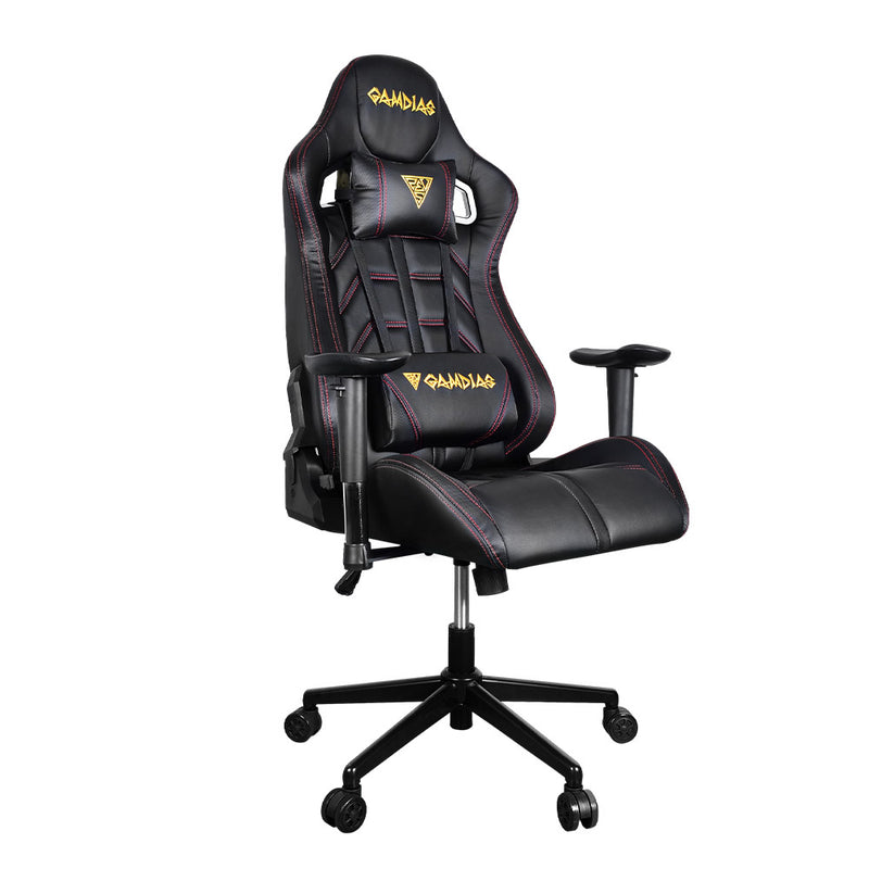 Gamdias Aphrodite MF1 L Gaming Chair with 135° Adjustable Backrest and 2D Armrest - Red & Black