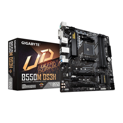 GIGABYTE B550M DS3H AMD AM4 Micro-ATX Motherboard