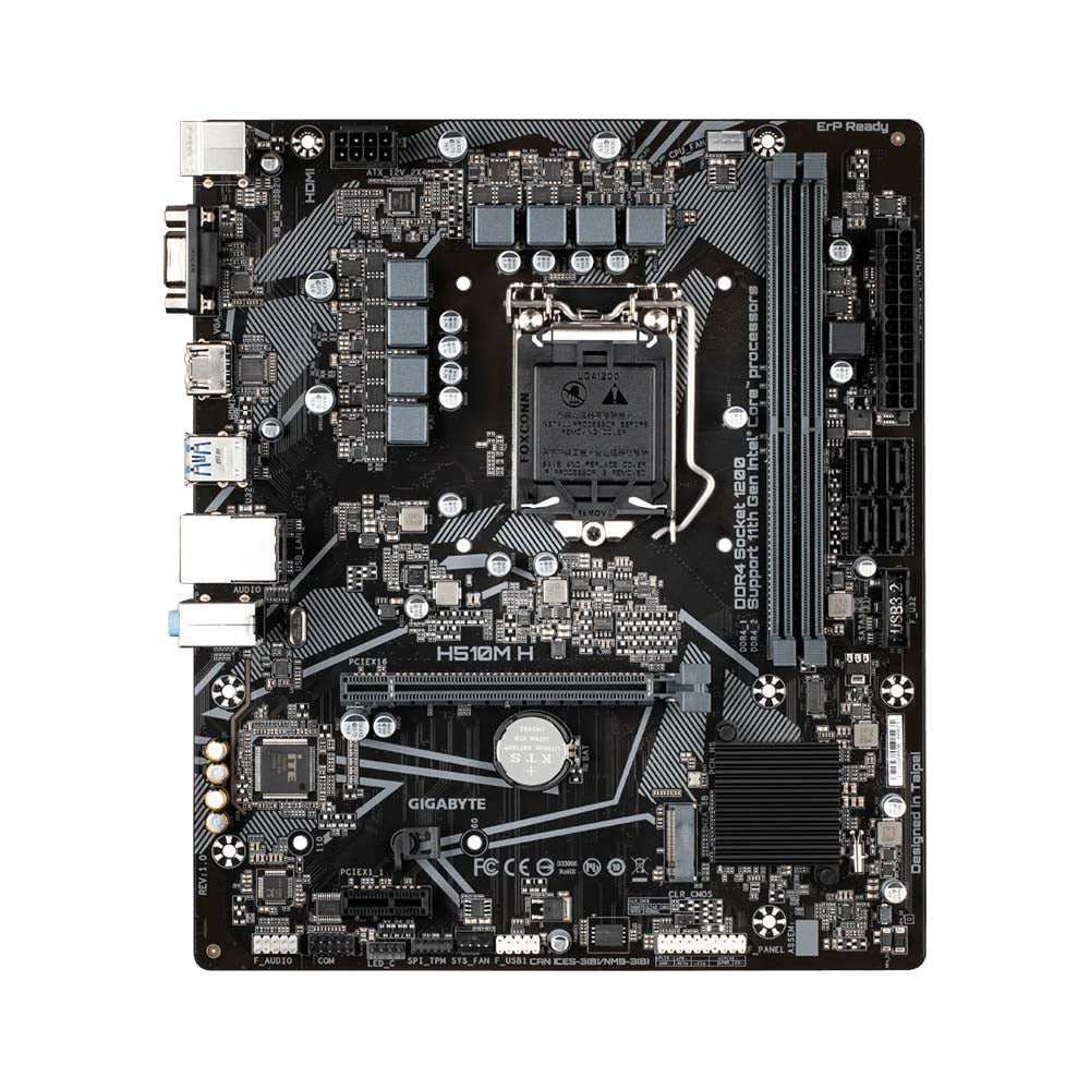 GIGABYTE H510M H V2 Intel H510 LGA 1200 Micro-ATX Motherboard