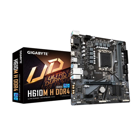 GIGABYTE H610M-H DDR4 Intel H610 LGA 1700 Micro-ATX Motherboard