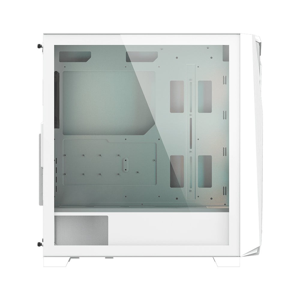 GIGABYTE C301 Glass White ARGB Mid-Tower Cabinet with 4 Pre-installed PWM Fans