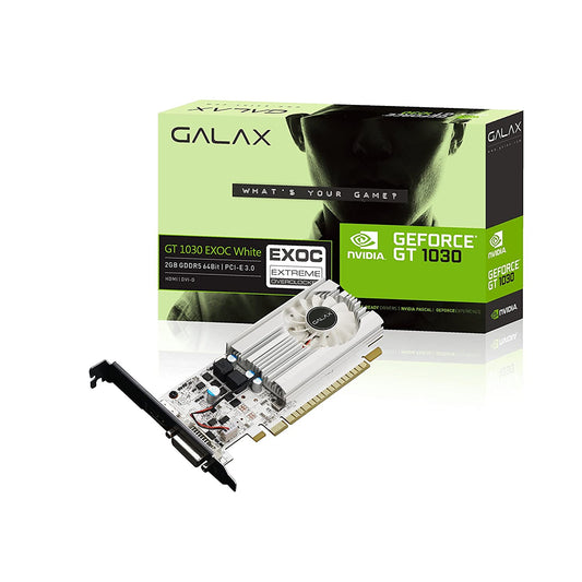 गैलेक्स GeForce GT 1030 EXOC GDDR5 2GB 64-बिट गेमिंग ग्राफ़िक्स कार्ड