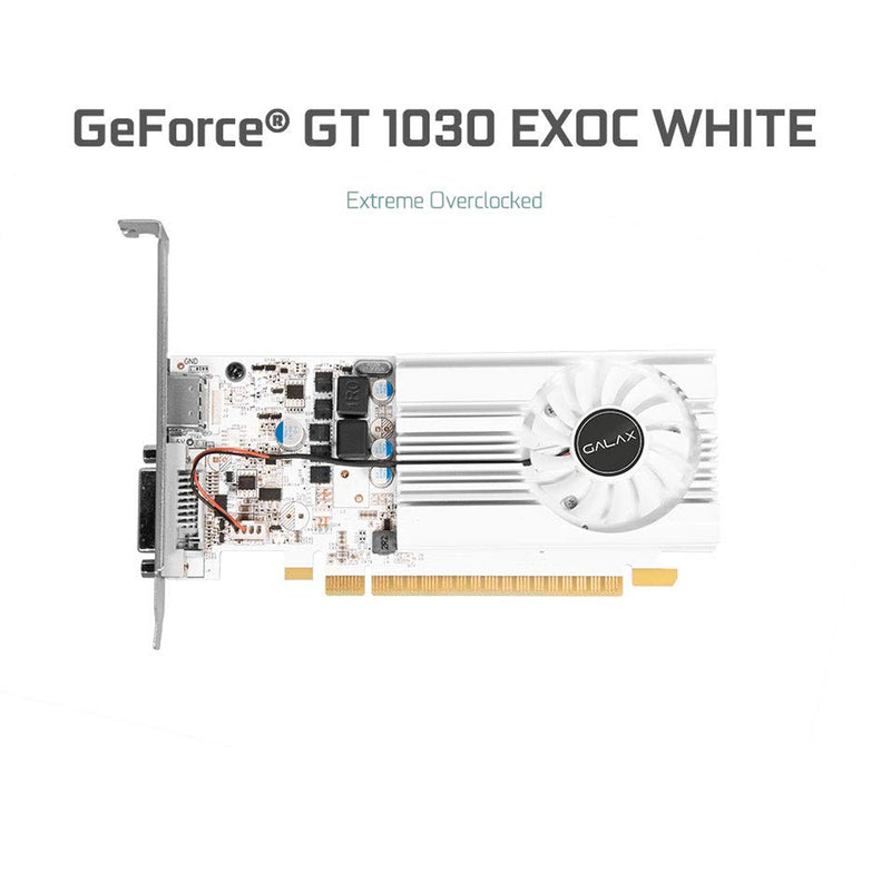 Galax GeForce GT 1030 EXOC GDDR5 2GB 64-bit Gaming Graphics Card