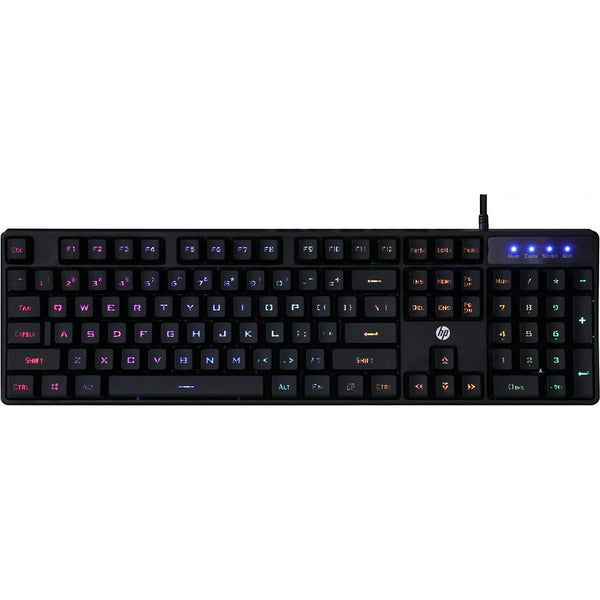HP K300 Gaming RGB Keyboard Wired USB Desktop Keyboard - tpstech.in