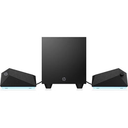 HP X1000 2.1 RGB Gaming Speakers with 3.5 mm AUX Input Sub-Woofer and Deep Bass Adjustable EQ
