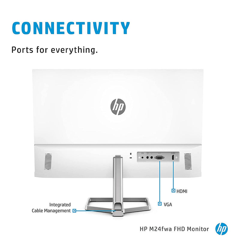 HP M24fwa 24-inch Full-HD IPS Monitor with Dual speakers and AMD FreeSync