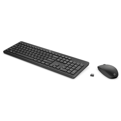 HP 235 Wireless Optical 1600 DPI Mouse and Full-Size Layout Keyboard Combo with Longer Battery Life