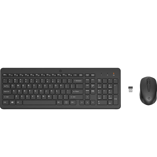 HP 330 Wireless Keyboard and Optical Mouse Ultra Slim Combo with LED Indicators