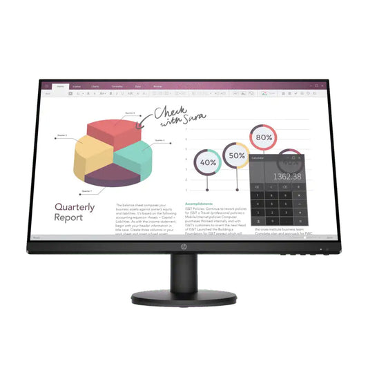 HP P24v G4 24-inch Full HD IPS Panel Anti-Glare Monitor with Low Blue Light Mode and 178° Viewing Angles