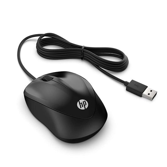 HP 1000 Wired Optical Mouse with 1200 DPI From TPS Technologies